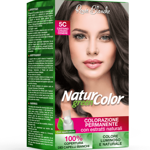 Renée Blanche Natur Green Color 5C- Castano Chiaro Cenere