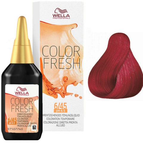 Wella Professionals Color Fresh 6/45- Dark Copper Mahogany Blonde