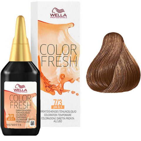 Wella Professionals Color Fresh 7/3- Biondo Medio Dorato