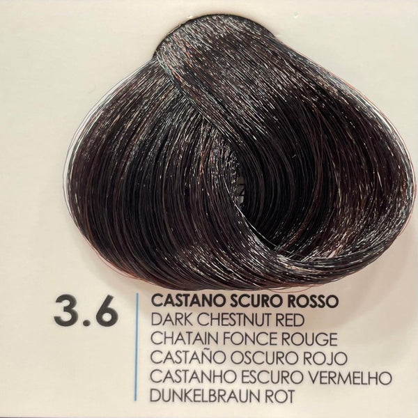 Fanola Crema Colore 3.6-Castano Scuro Rosso