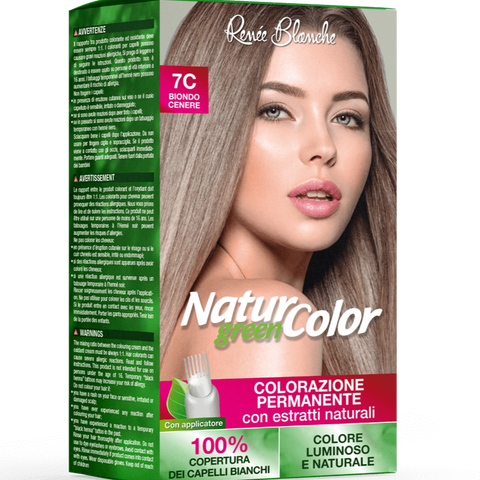 Renée Blanche Natur Green Color 7C- Biondo Cenere