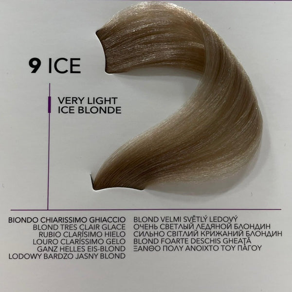 Fanola No Yellow Cream Color 9 ICE-Very Light Ice Blonde