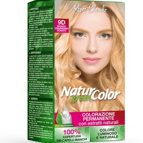 Renée Blanche Natur Green Color 9D- Biondo Chiarissimo Dorato