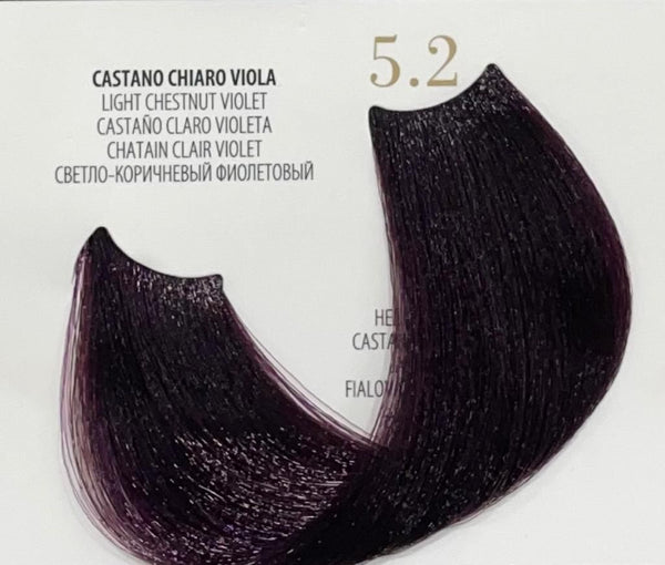 Fanola Oro Therapy Color Keratin 5.2- Castano Chiaro Viola