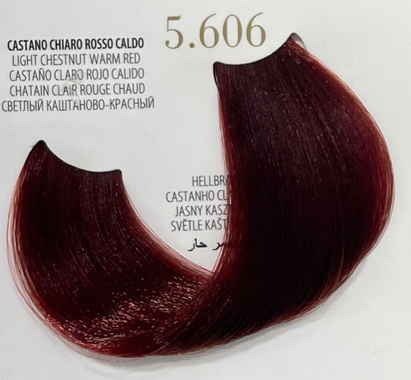 Fanola Oro Therapy Color Keratin 5.606- Hellbraun Warmes Rot