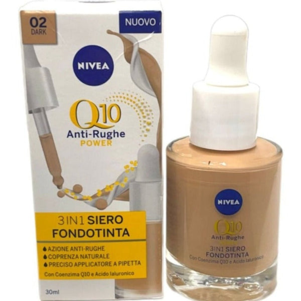 Nivea Q10 Anti-Wrinkle Foundation Serum 3in1 30 ml