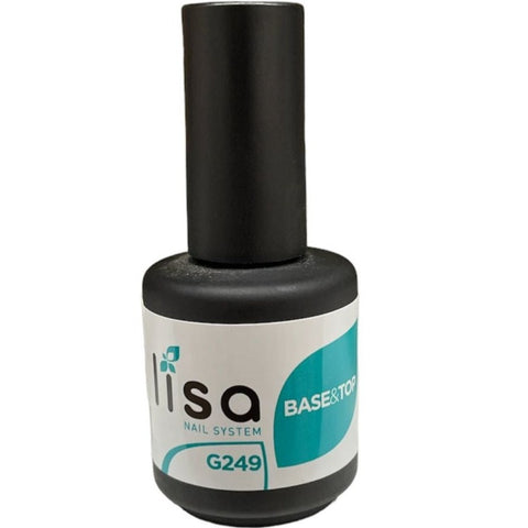 Semi-permanent nail polish Base+Top Lisa Nail System 15 ml