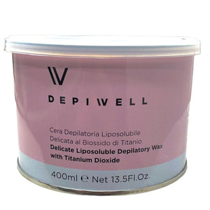 Depilatory Wax Liposoluble Titanium Dioxide Depiwell 400 gr