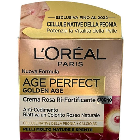 L'Oréal Paris Crema Viso Anti Cedimento Giorno Golden Age Perfect 50 ml