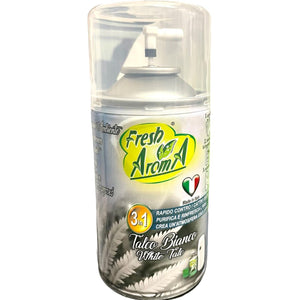 Fresh Aroma Spray Diffusore Ambiente Automatico Talco Bianco 250 ml