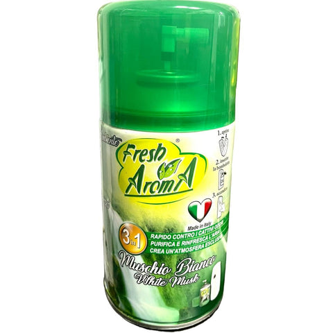Fresh Aroma Spray Diffusore Ambiente Automatico Muschio Bianco 250 ml