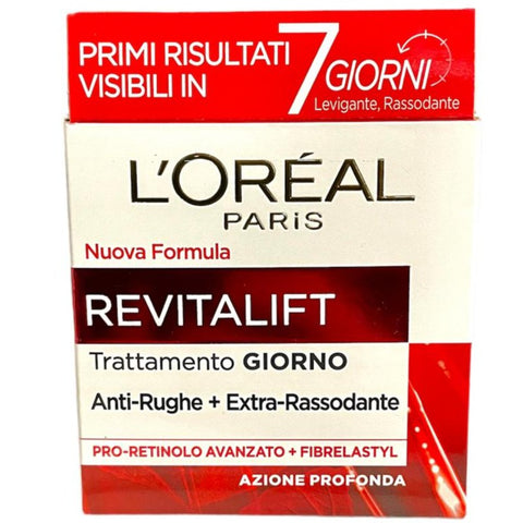L'Oréal Paris Crema Viso Antirughe Rassodante Giorno Revitalift 50 ml
