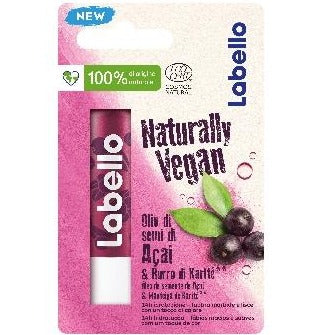 Labello Naturally Vegan Lip Balm Açai Oil 4.8 g