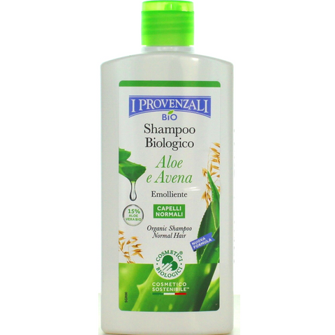 I Provenzali Organic Aloe and Oat Shampoo 250 ml