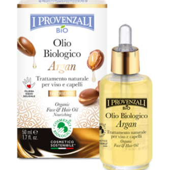 I Provenzali Argan Organic Face And Hair Oil 50 ml