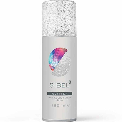 Sibel Silver Glitter Colored Hairspray 125 ml