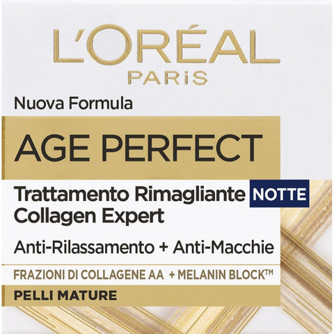 L'Oréal Paris Crema Viso Anti Rilassamento Notte Age Perfect 50 ml