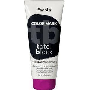 Fanola Maschera Colorante Nutriente Total Black 200 ml