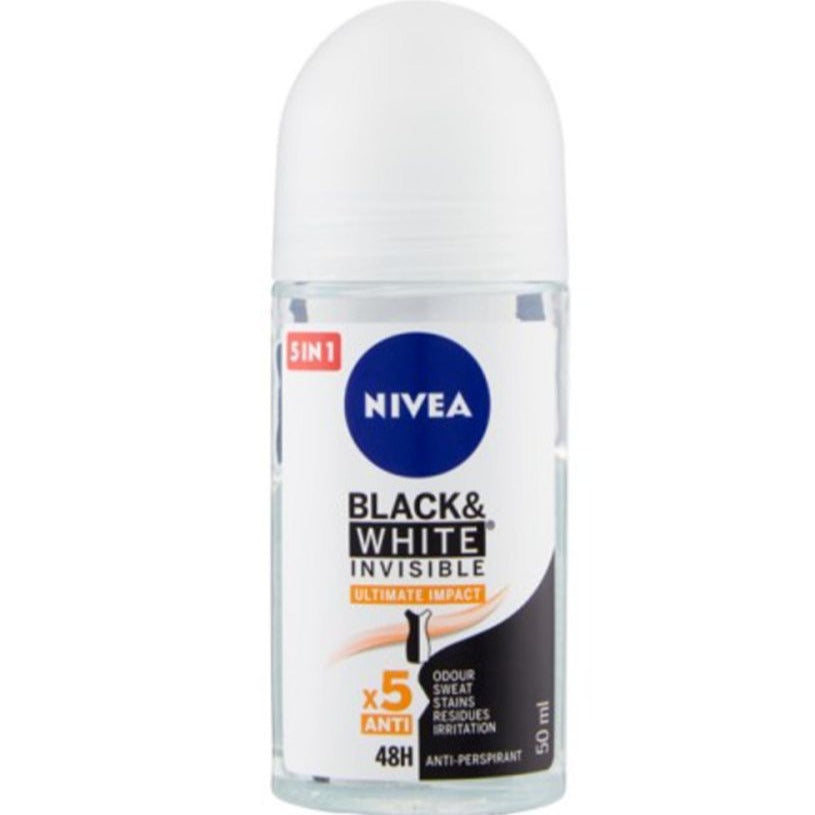 Nivea Deodorante Roll On Black & White Ultimate Impact 50 ml