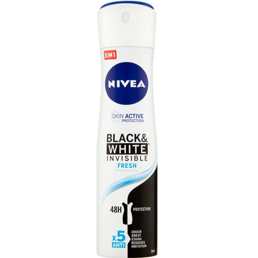 Nivea Deodorante Spray Black & White Invisible Fresh 150 ml