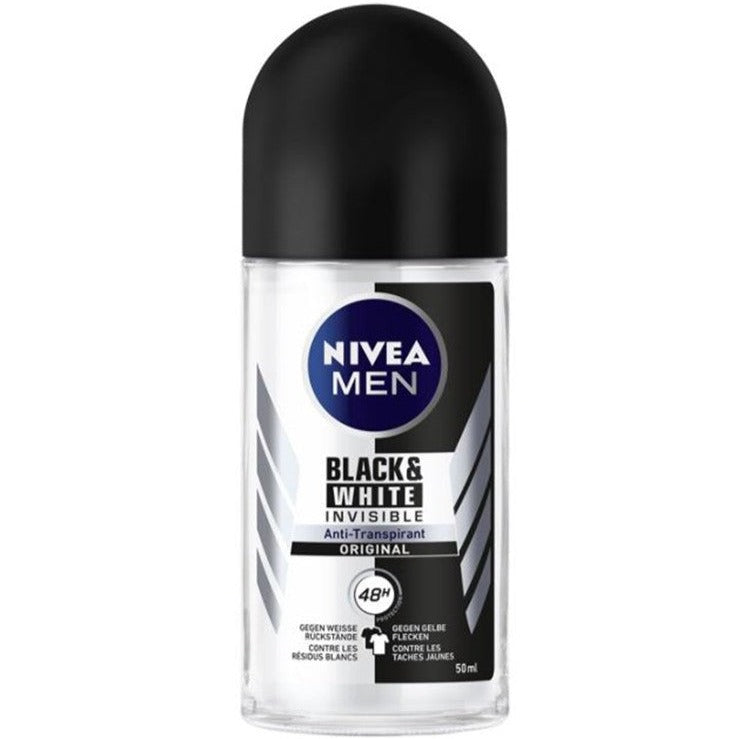 Nivea Men Deodorante Roll On Black & White Original 50 ml