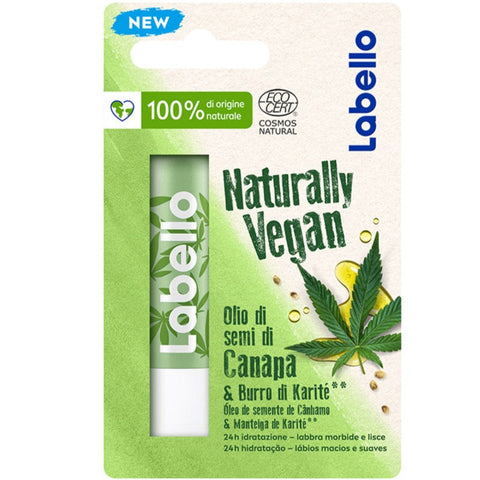 Labello Lip Balm Naturally Vegan Hemp Oil 4,8 g