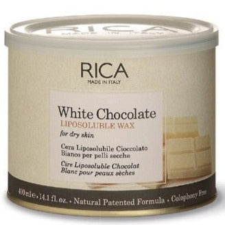 Depilatory Wax Liposoluble Jar White Chocolate Rica 400 ml