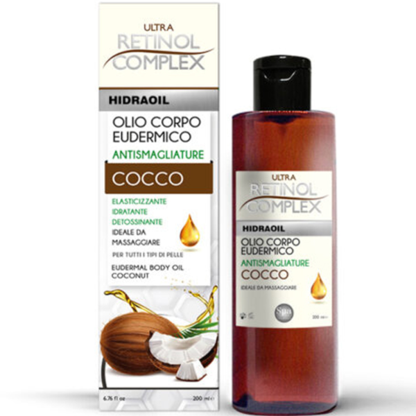 Coconut Body Oil Anti-Stretch Marks Ultra Retinol Complex 200 ml