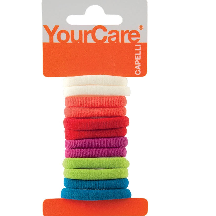 Small YourCare Colored Hair Elastics