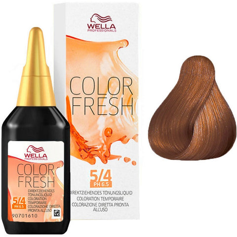 Wella Professionals Color Fresh 5/4- Light Auburn Brown