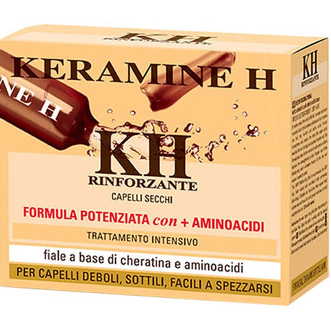 Keramine H Fiale Rinforzanti Avorio Capelli Secchi  10x10 ml