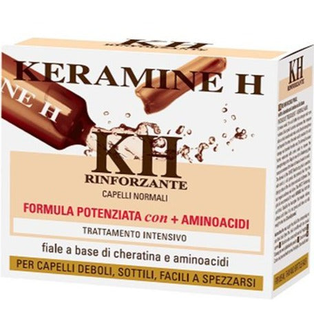 White Strengthening Vials Normal Hair Keramine H 10x10 ml