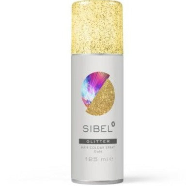 Sibel Gold Glitter Farbiges Haarspray 125 ml