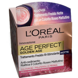 L'Oréal Paris Crema Viso Anti Cedimento Notte Golden Age Perfect 50 ml