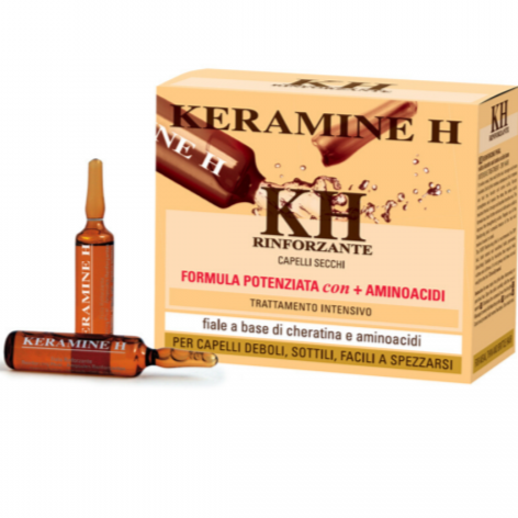 Keramine H Ivory Strengthening Dry Hair Vials 10x10 ml