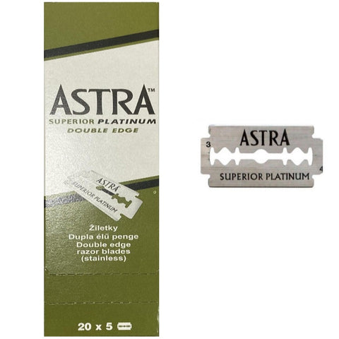 Astra Lame Barba Platinum Superior 100 pezzi