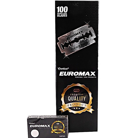 Euromax Premium Qualität Einweg-Bartklingen 100 Stück