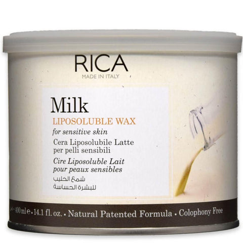 Depilatory Wax Liposoluble Jar Rica Milk 400 ml