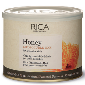 Wax Enthaarungsmittel Fettlösliches Glas Honey Rica 400 ml