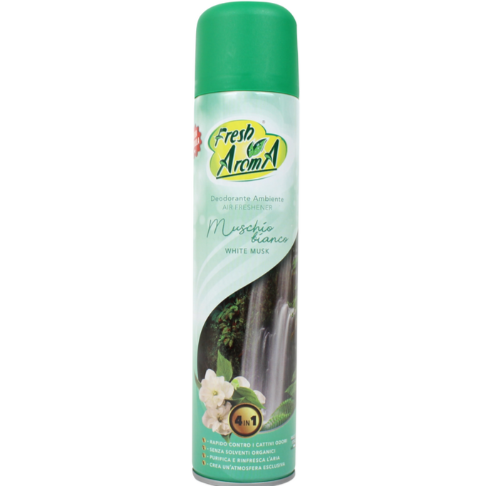 Fresh Aroma - Deodorante Ambiente Spray Talco Bianco 300ml. — Il