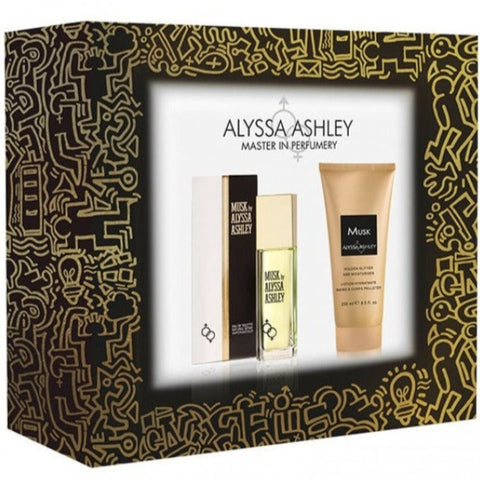 Alyssa Ashley Musk EDT Pack 50 ml + Glitter Body Lotion 250 ml