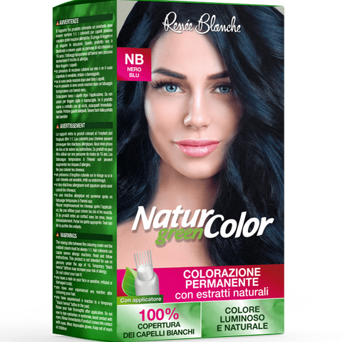 Renée Blanche Natur Green Color NB- Nero Blu