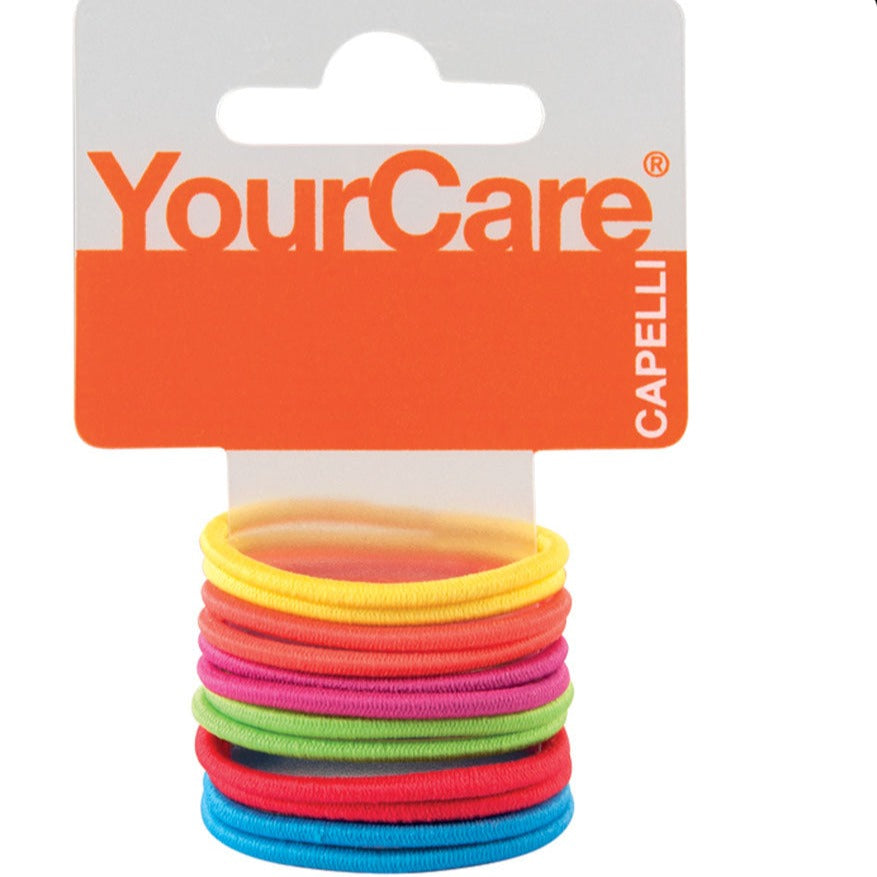 Small YourCare Colored Hair Elastics