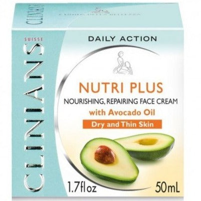 Clinians Nourishing Face Cream Dry And Thin Skin 50 ml
