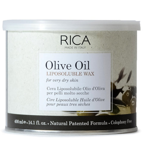 Depilatory Wax Jar Liposoluble Olive Oil Rica 400 ml