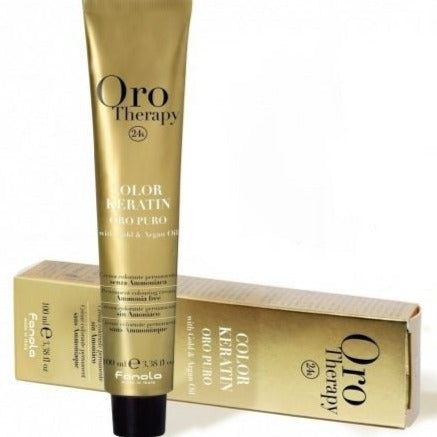 Fanola Oro Therapy Color Keratin 7.606- Warm Red Blonde