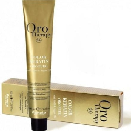 Fanola Oro Therapy Color Keratin 9.21 – Sehr helles Asch-Lila-Blond