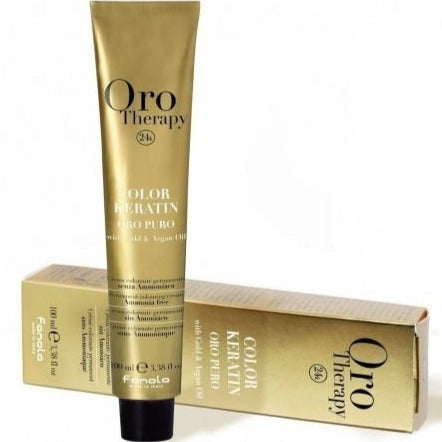 Fanola Oro Therapy Color Keratin 6.3- Dunkles Goldblond