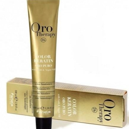 Fanola Oro Therapy Color Keratin 7.34- Copper Golden Blonde