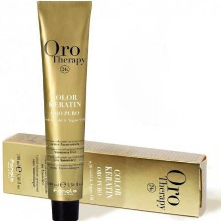 Fanola Oro Therapy Color Keratin 8.1- Helles Aschblond